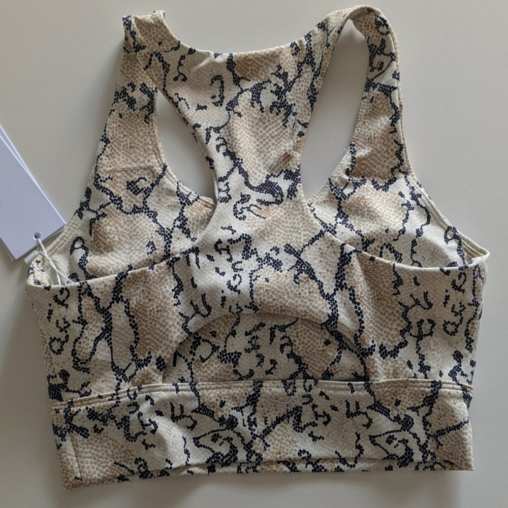 {All Fenix} Brand New White Python Racerback Bra - Picture 7 of 10